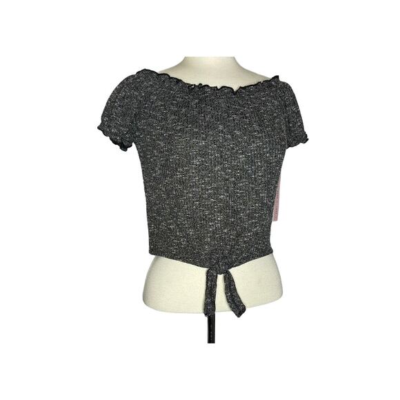 A19), Grave Fame Scoop Neckline Cap Sleeve Tie-knot size Small - Picture 9 of 9